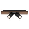 Spot Plafonnier Luminaires Ledvance LED Couleur bois, Noir, 2 lumières