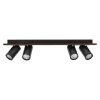 Spot Plafonnier, Spot de plafond Luminaires Ledvance LED Couleur bois, Noir, 4 lumières