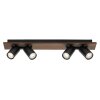 Spot Plafonnier, Spot de plafond Luminaires Ledvance LED Couleur bois, Noir, 4 lumières
