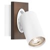 Spot Plafonnier, Spot de plafond Luminaires Ledvance LED Couleur bois, Blanc, 1 lumière