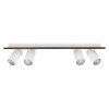 Spot Plafonnier, Spot de plafond Luminaires Ledvance LED Couleur bois, Blanc, 4 lumières