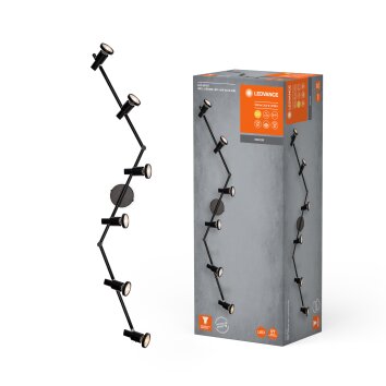 Spot Plafonnier, Spot de plafond Luminaires Ledvance LED Noir, 6 lumières