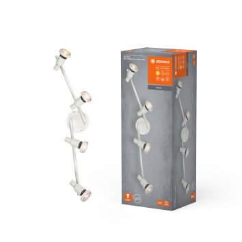 Spot Plafonnier, Spot de plafond Luminaires Ledvance LED Blanc, 4 lumières