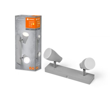 Spot Plafonnier, Spot de plafond Luminaires Ledvance LED Gris, 2 lumières