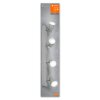 Spot Plafonnier Luminaires Ledvance LED Gris, 4 lumières