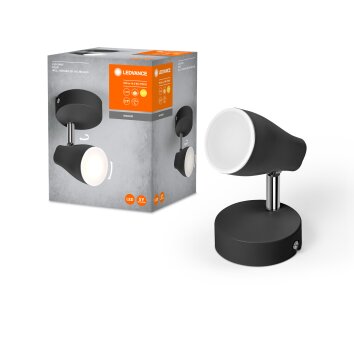Spot Plafonnier, Spot de plafond Luminaires Ledvance LED Noir, 1 lumière