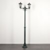 Loria Luminaire extérieur, Réverbère, Eclairage de chemin Vert, Noir, 2 lumières