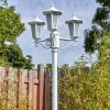 Loria Luminaire extérieur, Réverbère, Eclairage de chemin Blanc, 3 lumières
