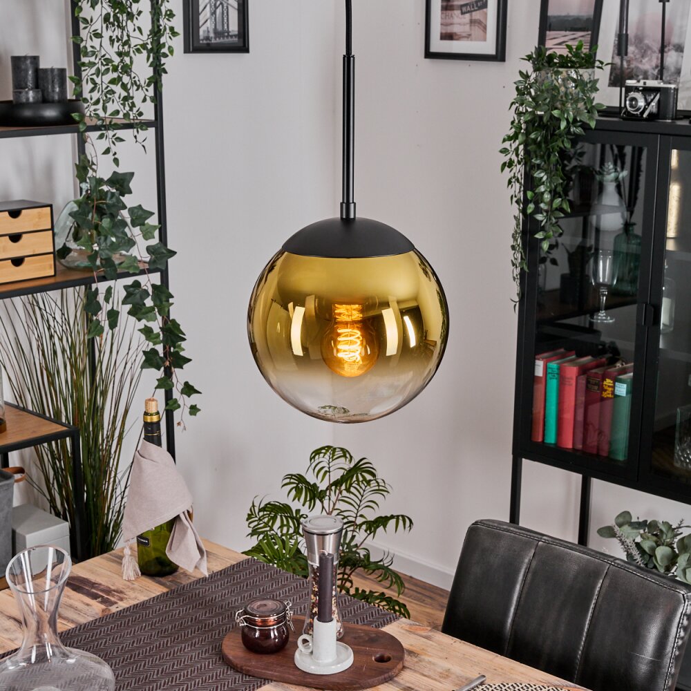 Gastor Suspension, Boule lumineuse 20 cm Or, Clair, 1 lumière main product photo