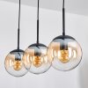 Gastor Suspension, Boule lumineuse Ambre, Clair, 3 lumières