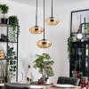 Mertola Suspension, Boule lumineuse Noir, 3 lumières