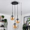 Gastor Suspension, Boule lumineuse 30 cm Ambre, 3 lumières