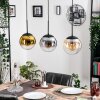 Gastor Suspension, Boule lumineuse Or, Clair, Fumé, 3 lumières
