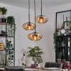 Mertola Suspension, Boule lumineuse Noir, 3 lumières