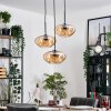 Mertola Suspension, Boule lumineuse Noir, 3 lumières