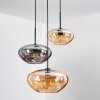 Mertola Suspension, Boule lumineuse Noir, 3 lumières