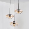 Mertola Suspension, Boule lumineuse Noir, 3 lumières