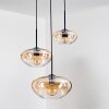 Mertola Suspension, Boule lumineuse Noir, 3 lumières