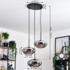 Mertola Suspension, Boule lumineuse Noir, 3 lumières