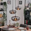 Mertola Suspension, Boule lumineuse Noir, 3 lumières