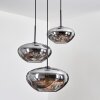 Mertola Suspension, Boule lumineuse Noir, 3 lumières