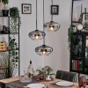 Mertola Suspension, Boule lumineuse Noir, 3 lumières