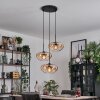 Mertola Suspension, Boule lumineuse Noir, 3 lumières