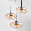 Mertola Suspension, Boule lumineuse Noir, 3 lumières