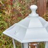 Loria Luminaire extérieur, Réverbère, Eclairage de chemin Blanc, 3 lumières