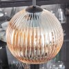 Koyoto Suspension, Boule lumineuse 35 cm Ambre, 4 lumières