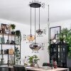 Mertola Suspension, Boule lumineuse Noir, 3 lumières