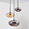 Mertola Suspension, Boule lumineuse Noir, 3 lumières