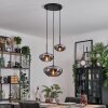 Mertola Suspension, Boule lumineuse Noir, 3 lumières