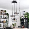 Mertola Suspension, Boule lumineuse Noir, 3 lumières