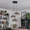 Mertola Suspension, Boule lumineuse Noir, 3 lumières