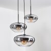 Mertola Suspension, Boule lumineuse Noir, 3 lumières