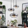 Mertola Suspension, Boule lumineuse Noir, 3 lumières