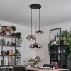 Mertola Suspension, Boule lumineuse Noir, 3 lumières