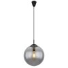 JOEL Suspension Luminaires Globo Lighting Noir, 1 lumière