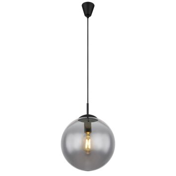 JOEL Suspension Luminaires Globo Lighting Noir, 1 lumière