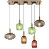 NORMY Suspension Luminaires Globo Lighting Laiton, 6 lumières