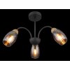 GERLY Plafonnier Luminaires Globo Lighting Noir, 3 lumières