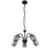 GERLY Suspension Luminaires Globo Lighting Noir, 5 lumières