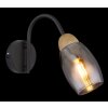 GERLY Applique murale Luminaires Globo Lighting Noir, 1 lumière