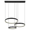 HALLI Suspension Luminaires Globo Lighting LED Noir, 1 lumière