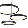 HALLI Suspension Luminaires Globo Lighting LED Noir, 1 lumière