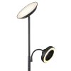 DAVYD Lampadaire Luminaires Globo Lighting LED Noir, 1 lumière