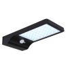 SOLAR Lampe murale d´extérieur, Lampe solaire Luminaires Globo Lighting LED Noir, Transparent, 42 lumières, Détecteur de mouvement