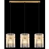 Gorley Suspension Luminaires Globo Lighting Or, 3 lumières