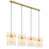 Gorley Suspension Luminaires Globo Lighting Or, 4 lumières